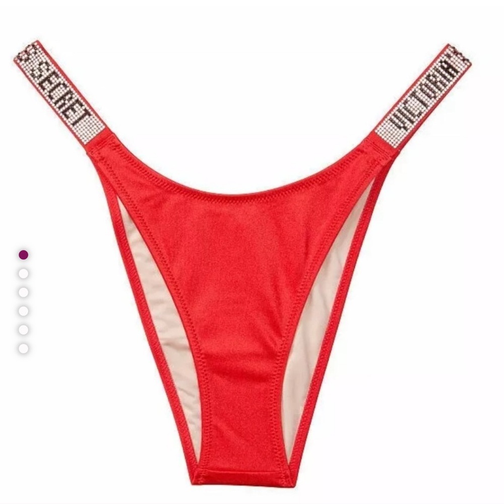 Victoria's Secret Vibrant Red Bikini Bottom
